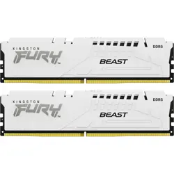 DDR5 32GB (2x16) Kingston, 6000Mhz, Fury Beast White, Intel XMP 3.0/AMD EXPO, KF560C36BWE2K2-32