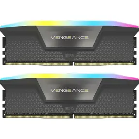 DDR5 64GB (2x32) Corsair, 6000MHz, VENGEANCE RGB Grey, CL30, AMD EXPO & Intel XMP, CMH64GX5M2B6000Z30