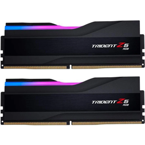 DDR5 64GB (2x32) G.Skill, 6000MHz, CL30, Trident Z5 RGB, Black, Intel XMP, F5-6000J3040G32GX2-TZ5RK