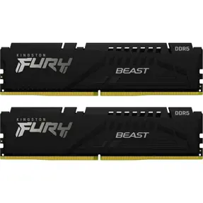 DDR5 64GB (2x32) Kingston, 5200MHz, Fury Beast Black, Intel XMP 3.0, KF552C40BBK2-64