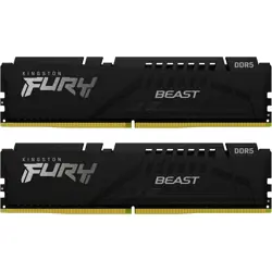 DDR5 64GB (2x32) Kingston, 5600MHz, Fury Beast Black, Intel XMP, KF556C40BBK2-64