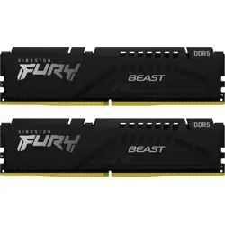 DDR5 64GB (2x32) Kingston, 6000MHz, CL30, Fury Beast Black, Intel XMP 3.0/AMD EXPO, KF560C30BBEK2-64