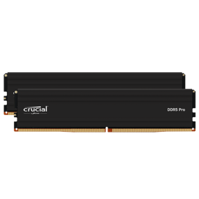DDR5 64GB (2x32GB) Crucial, 5600MHz, CL46, Pro, Black, Intel XMP/AMD Expo, CP2K32G56C46U5