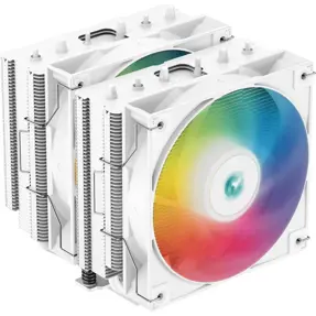 DeepCool cooler AG620 WH ARGB, Intel/AMD, 2x120mm, TDP 260W, White, R-AG620-WHANMN-G-2