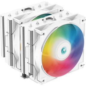 DeepCool cooler AG620 WH ARGB, Intel/AMD, 2x120mm, TDP 260W, White, R-AG620-WHANMN-G-2