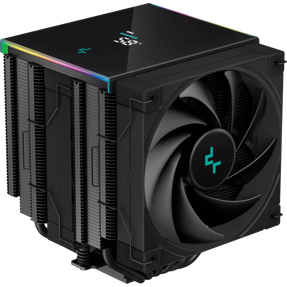 DeepCool cooler AK620 Digital, LCD, ARGB, Intel/AMD, 2x120mm, TDP 260W, Black, R-AK620-BKADMN-G