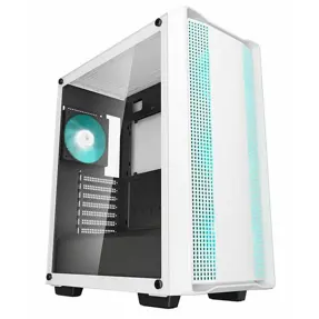 DeepCool Midi Tower CC560 WH V2, LED, glass window, White, R-CC560-WHGAA4-G-2