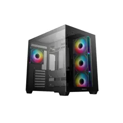 DeepCool Midi Tower CG530 4F, ATX, ARGB, tempered glass, black, R-CG530-BKADA4-G-1
