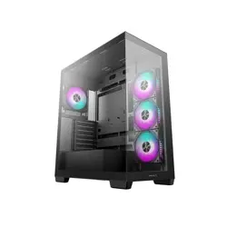 DeepCool Midi Tower CG580 4F, ATX, Tempered Glass, Black, R-CG580-BKADA4-G-1