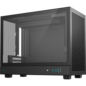 DeepCool Mini-ITX CH160 PLUS, Mini-ITX, Tempered glass, Black, R-CH160-BKNGM0-G