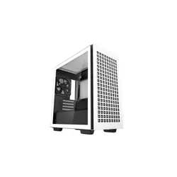 DeepCool Mini Tower CH370 WH, Micro-ATX, Tempered glass, White, R-CH370-WHNAM1-G-1