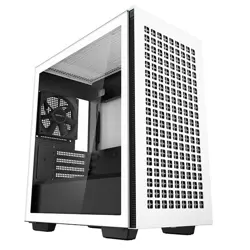 DeepCool Mini Tower CH370 WH, Micro-ATX, Tempered glass, White, R-CH370-WHNAM1-G-1