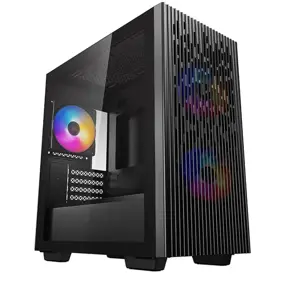 DeepCool Mini Tower MATREXX 40 3FS, glass window, Black, DP-MATX-MATREXX40-3FS