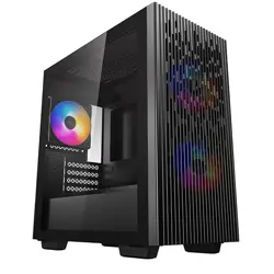DeepCool Mini Tower MATREXX 40 3FS, glass window, Black, DP-MATX-MATREXX40-3FS