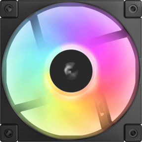 DeepCool ventilator 120mm FD12, ARGB, PWM, Black, R-FD12-BKAPN1-G