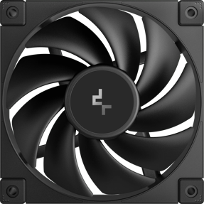 DeepCool ventilator 120mm FD12, PWM, Black, R-FD12-BKNPN1-G