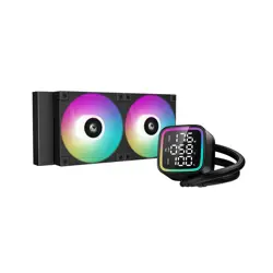 DeepCool vodeno hlađenje LD240, RGB, LCD, Black, 240mm, R-LD240-BKMSN-G-1