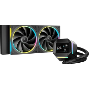 DeepCool vodeno hlađenje LM240, TDP 280W, LCD, ARGB, Black, 240mm, R-LM240-BKDMMC-1