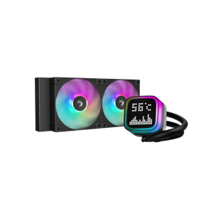 DeepCool vodeno hlađenje LP240, ARGB, Matrix, TDP 280W, Black, 240mm, R-LP240-BKMSNC-G-1