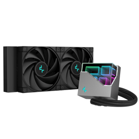 DeepCool vodeno hlađenje LT520, RGB, TDP 280W, Black, 240mm, R-LT520-BKAMNF-G-1
