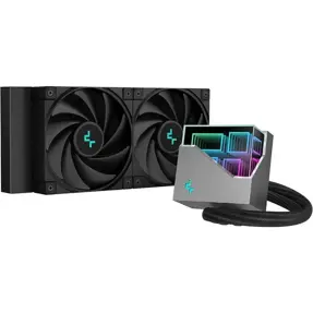 DeepCool vodeno hlađenje LT520, RGB, TDP 280W, Black, 240mm, R-LT520-BKAMNF-G-1