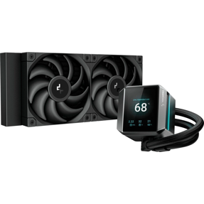 DeepCool vodeno hlađenje MYSTIQUE 240, LCD, TDP 280W, Black, 240mm, R-LX550-BKDSNC-G-1
