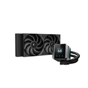 DeepCool vodeno hlađenje MYSTIQUE 240, LCD, TDP 280W, Black, 240mm, R-LX550-BKDSNC-G-1