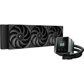 DeepCool vodeno hlađenje MYSTIQUE 360, LCD, Black, 360mm, R-LX750-BKDSNMP-G-1