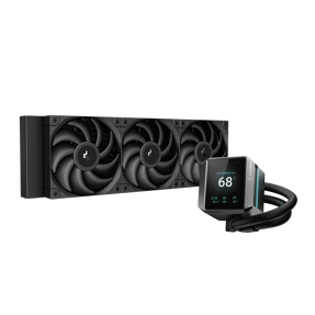 DeepCool vodeno hlađenje MYSTIQUE 360, LCD, Black, 360mm, R-LX750-BKDSNMP-G-1