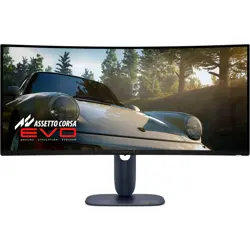 DELL Alienware AW3425DW, 34", UWQHD, QD-OLED, 240Hz, 2xHDMI, DP, USB Hub, USB-C, PD 15W, zakrivljeni 1800R