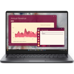 Dell Pro 14, 14", FHD+, IPS, Intel Core 5 120U, 16GB DDR5, 512GB NVMe SSD, Intel Graphics, Ubuntu, N1414