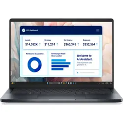 Dell Pro 14 Premium, 14" FHD+, Core Ultra 7 266V, 16GB, 512GB SSD, Intel Arc 140V, FP, Windows 11 Pro, N1343