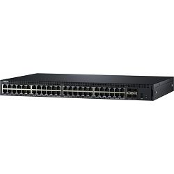 DELL X1052 Smart Web Managed Switch, 48x 1GbE and 4x10GbE SFP+ ports