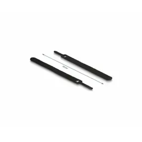 Delock čičak vezice za kabel, 150x12 mm, crne,
