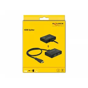 Delock HDMI dvosmjerni razdjelnik, 4K (1 ulaz/2 izlaza), 87700