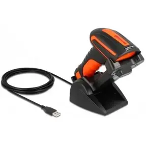 Delock industrijski barcode čitač, 1D/2D, 2.4GHz, Bluetooth, sa stanicom za punjenje