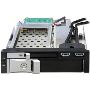 Delock Mobile Rack 5.25” for 1 x 2.5” + 1 x 3.5” SATA HDD + 2 x USB 3.0 ports, 47209