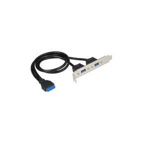 Delock USB 3.0 PCI bracket, 2xUSB 3.0, 84836
