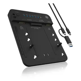Docking and cloning station Icy Box 2.5"& 3.5", 2x M.2 NVMe, IB-2913MCL-C31