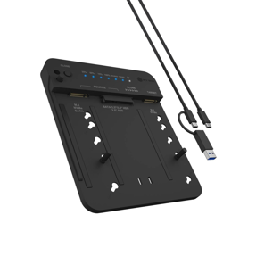 Docking and cloning station Icy Box 2.5"& 3.5", 2x M.2 NVMe, IB-2913MCL-C31