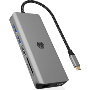Docking station Icy Box IB-DK4061-CPD, 12-in-1, USB Type-C