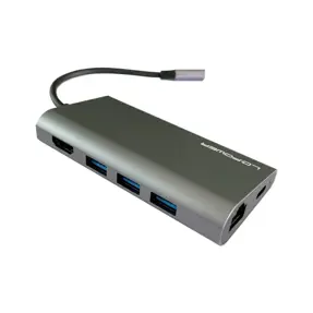 Docking station LC-Power, USB-C, multi 5, LC-HUB-C-MULTI-5