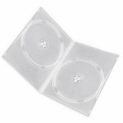 BOX za DVD medij za 2 DVD-a prozirni