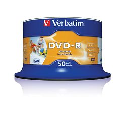 DVD-R medij Verbatim 4.7GB 16x Printable 50-pack, V043533