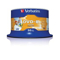 DVD-R medij Verbatim 4.7GB 16x Printable 50-pack, V043533