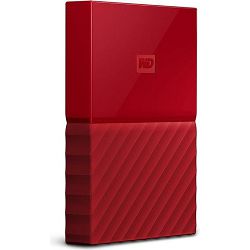 WD 4TB 2.5" USB3.0, My Passport Portable, red WDBPKJ0040BRD-WESN