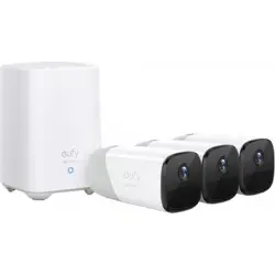 Eufy by Anker Cam 2 Pro 2 Kit, set od 3 nadzorne kamere i bazne postaje, T88523D2