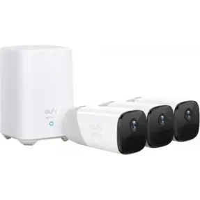 Eufy by Anker Cam 2 Pro 2 Kit, set od 3 nadzorne kamere i bazne postaje, T88523D2