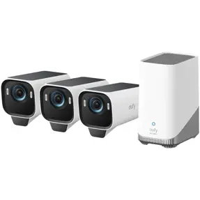 Anker Eufy Security eufyCam S3 Pro komplet 3 kamere + baza, T88933W1, (na vanjskom skladištu - isporuka 1-2 radna dana)