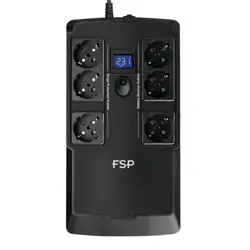 Fortron PPF4801702 Source UPS NanoFit 800VA/480W, Offline, 2×USB, 6×Schuko, RJ45, 1×5Ah